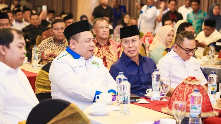 Gubernur Andi Sumangerukka : Pemerintah Provinsi Sulawesi Tenggara Membuka Ruang Seluas-luasnya untuk Berkolaborasi dengan Berbagai Elemen Masyarakat Juga Ajak IKA PMII Berkolaborasi Hadapi Tantangan Global