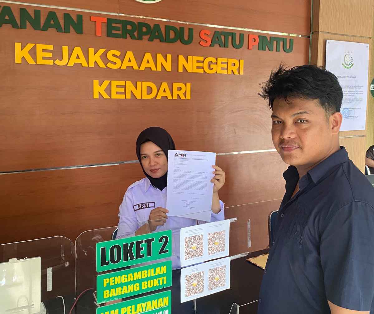 CV Swara Mahardhika dan Kepala Bapenda Sultra Dilaporkan ke Kejaksaan, AMIN Sultra: Alarm Untuk Gubernur ASR