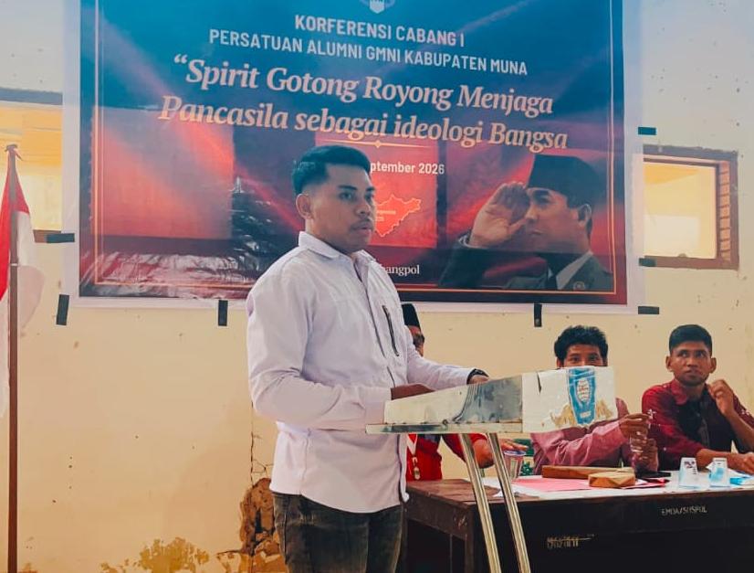 Ruslan Resmi Terpilih Secara Aklamasi  Sebagai Ketua Umum DPC PA GMNI Muna 2026-2031